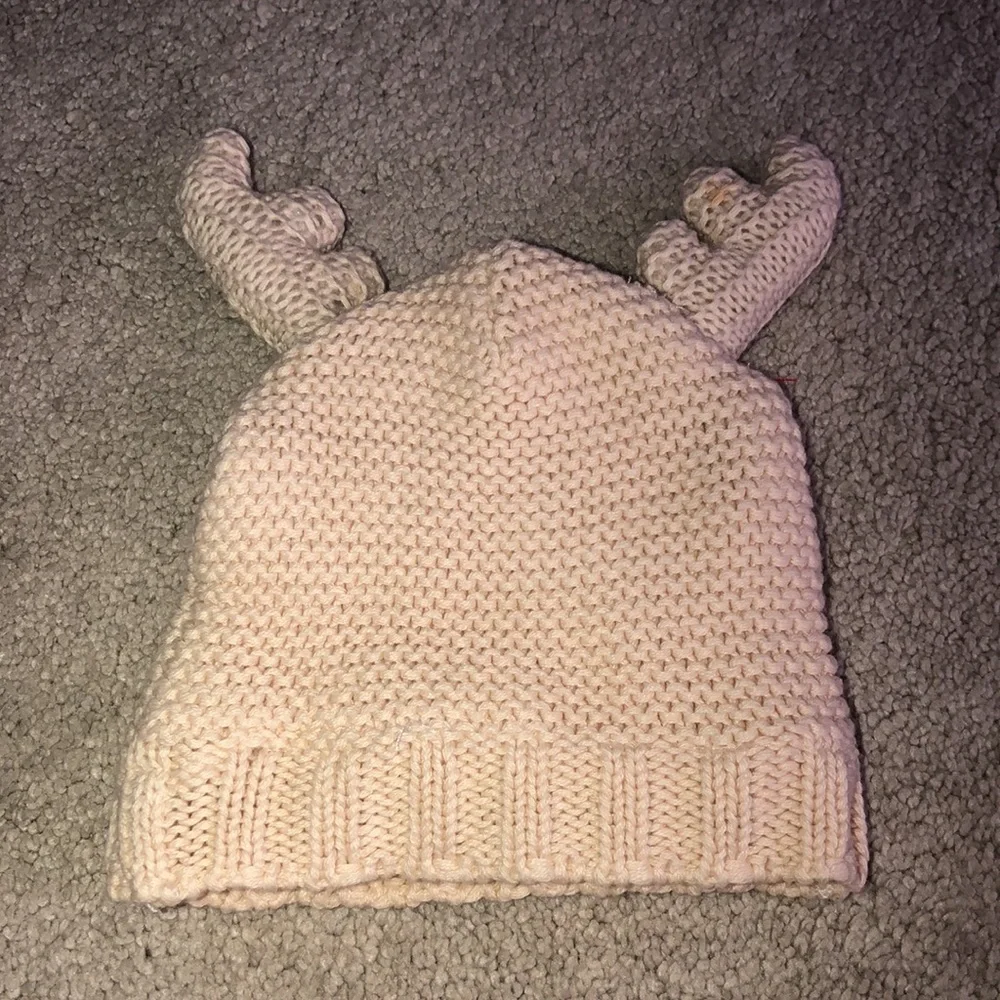Indigo Baby 0-6 Months‎ Winter Reindeer Antlers Hat Holiday Christmas